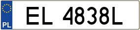 Truck License Plate